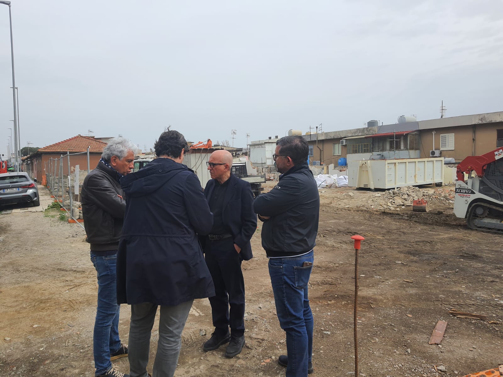 Risanamento rione Taormina: ruspe e operai al lavoro