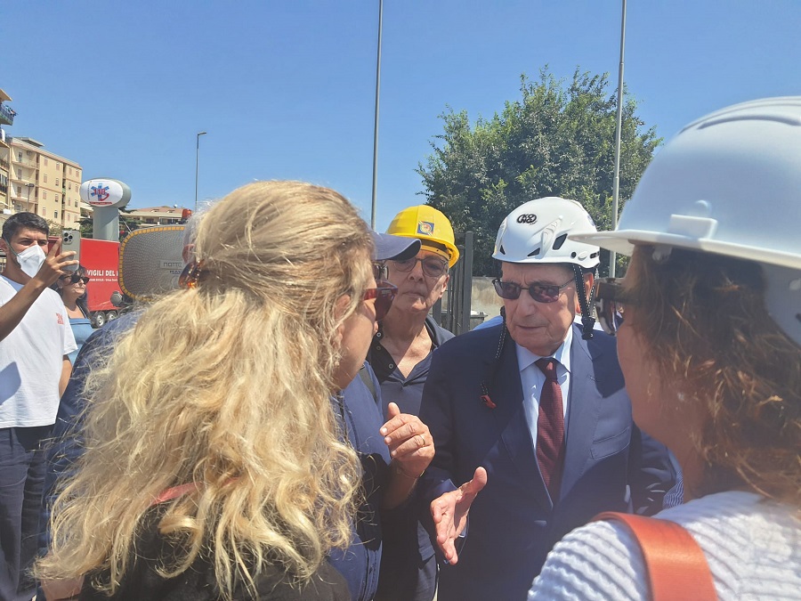 Crollo Messina: Schifani sul luogo della tragedia. Regione accanto alle famiglie FOTO